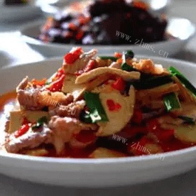 香干炒肉片