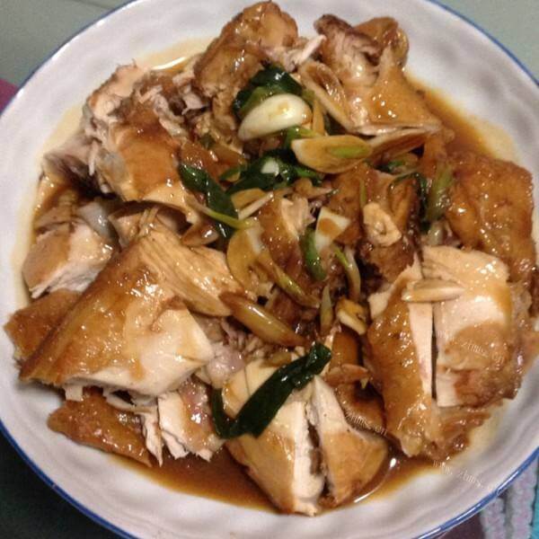 美味的豉油鸡