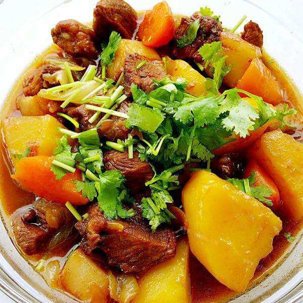 好吃的土豆炖牛肉