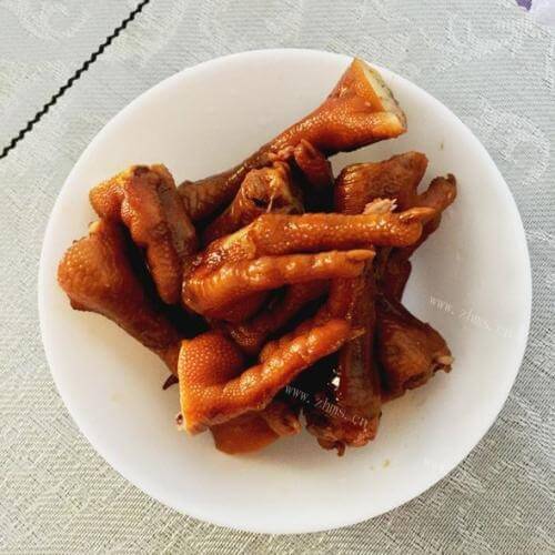 常吃不腻的虎皮鸡爪的做法