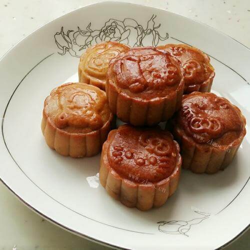 自制广式豆沙月饼