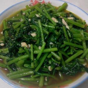 家常菜蒜蓉茼蒿