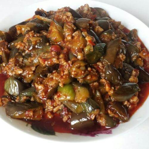 家常菜肉末茄子