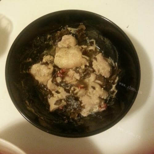 美味的腐乳豆豉蒸鸡