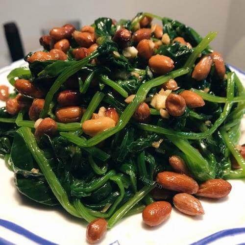 家常菜凉拌菠菜