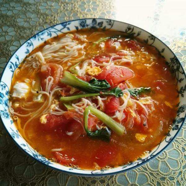 食欲满满的番茄鸡蛋面