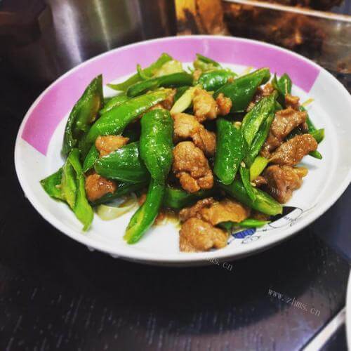 家常菜青椒肉丝