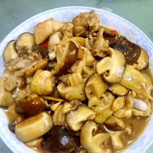自制香菇滑鸡