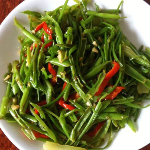 清炒空心菜梗