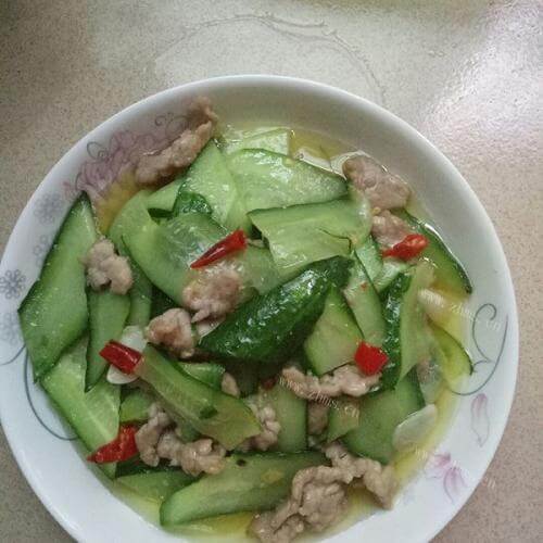 牛肉炒青瓜