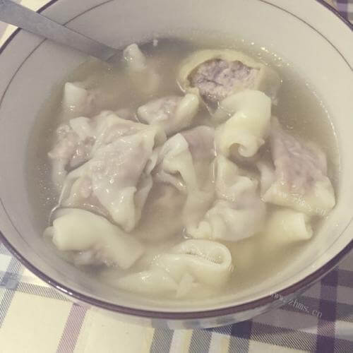 鲜肉小馄饨汤的做法