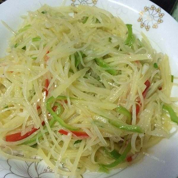 家常菜酸辣土豆丝