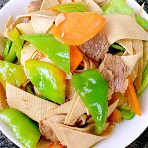 口感不错的尖椒干豆腐