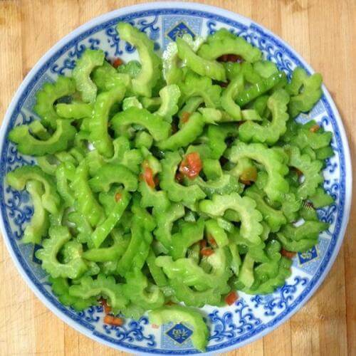 家常菜凉拌苦瓜