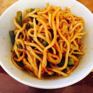 向爷爷偷学-扁豆焖面