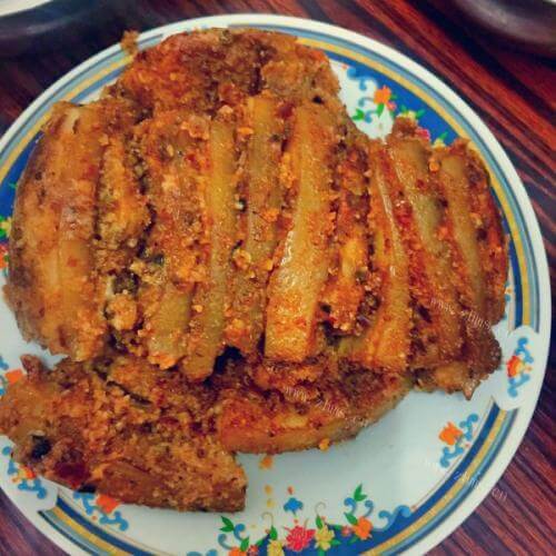 美味的粉蒸肉