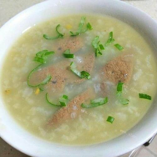 美味的猪肝粥