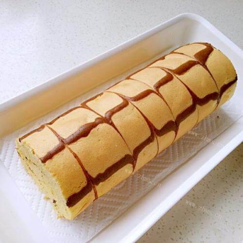 美味千叶纹蛋糕卷 （烫面）