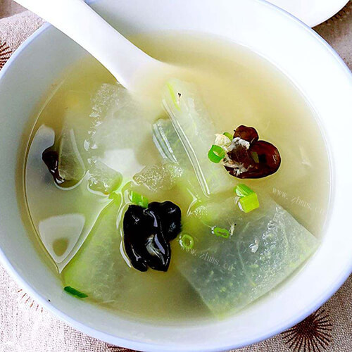 虾皮冬瓜汤做法
