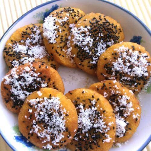 黑芝麻南瓜饼