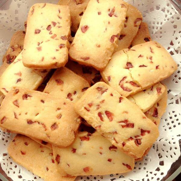 口感饱满的蔓越莓饼干
