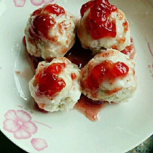 美味草莓山药泥