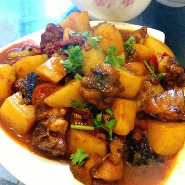香辣土豆鸡块
