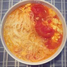 最家常的普通汤面-西红柿鸡蛋面的做法