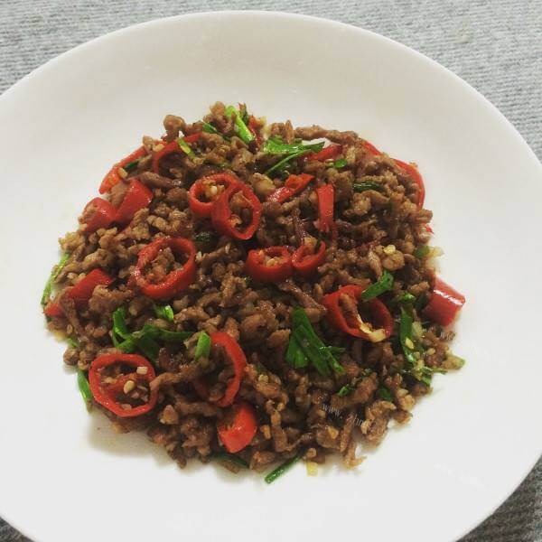 美味傣味酸笋炒牛肉