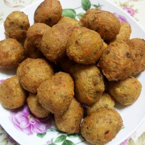 家常菜豆渣丸子