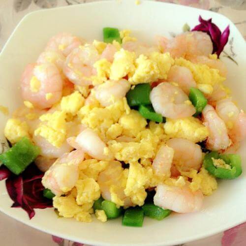 美味滑蛋虾仁