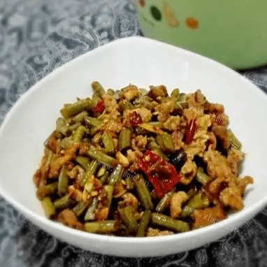 豆豉炒肉丁
