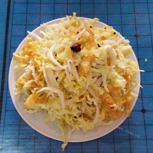 自制凉拌白菜心