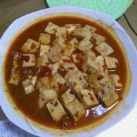 微波麻辣豆腐-5分钟快手菜