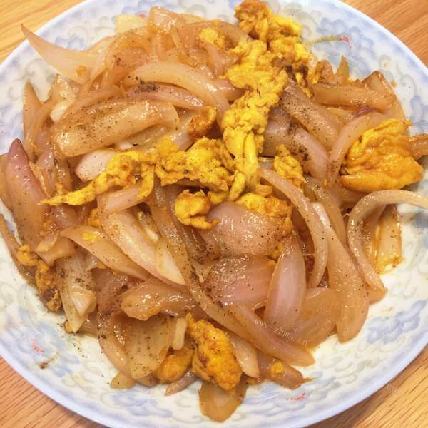 好吃的洋葱炒蛋