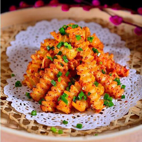 简单的炸土豆条
