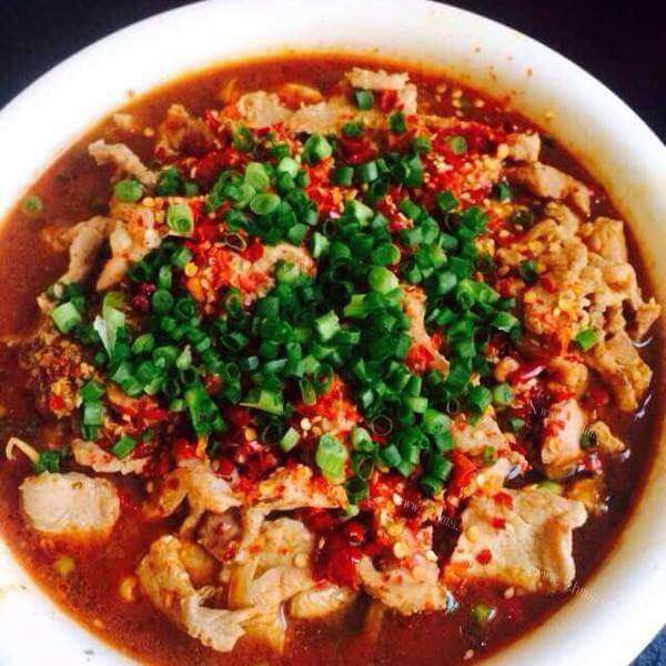 家常菜水煮肉片
