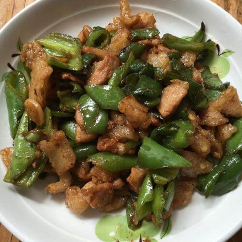 家常菜青椒肉丝
