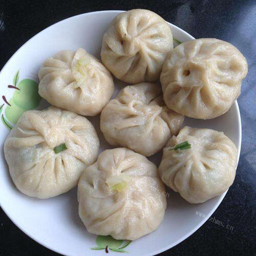 美味的韭菜肉包