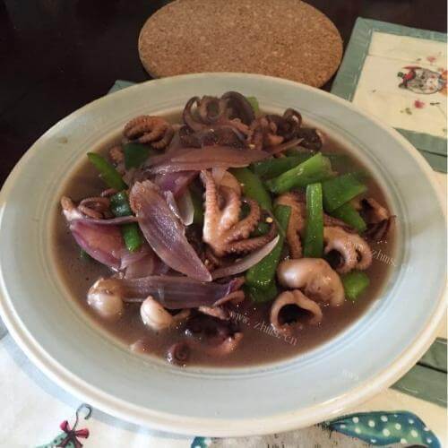 美味温呛八爪鱼