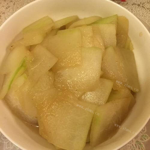 青炒冬瓜的做法