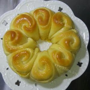 椰蓉花环面包（汤种）