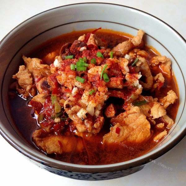 家常菜水煮肉片