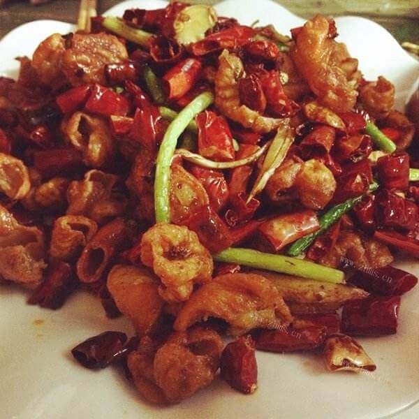 好吃的干煸肥肠