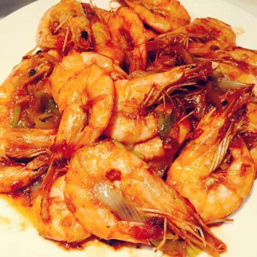 美味的油焖大虾