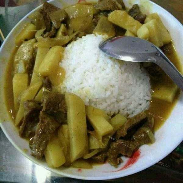 好吃的彩椒牛肉饭