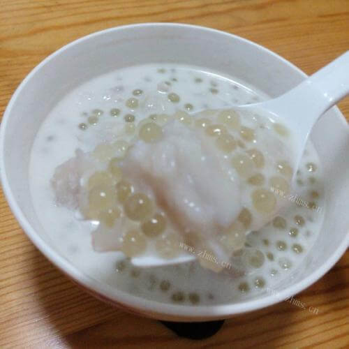 清新芋头椰汁西米露