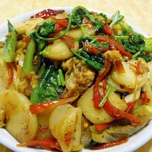 美味八宝炒年糕