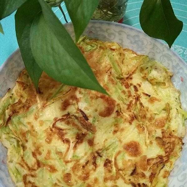美味的西葫芦糊塌子