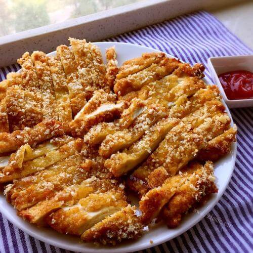 超好吃～炸鸡排的做法
